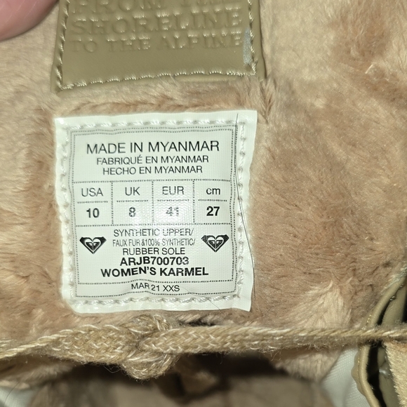 leopard print ROXY boots - Picture 5 of 5